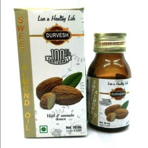 Sweet Almond Oil, Pure Cold Pressed Oil 30ml